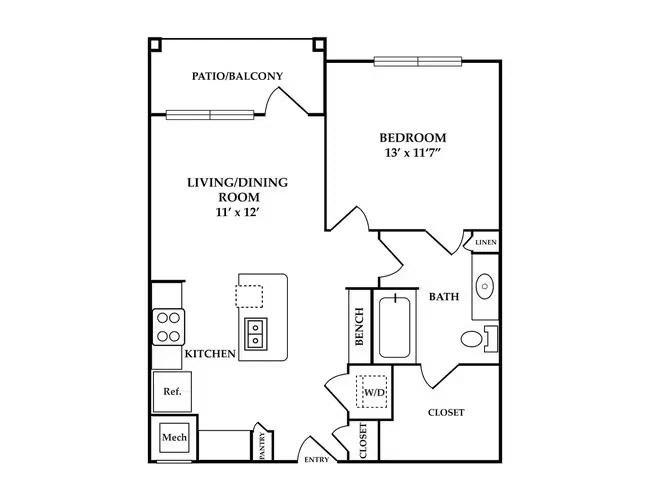 Apt A2 06-06307 floor plan